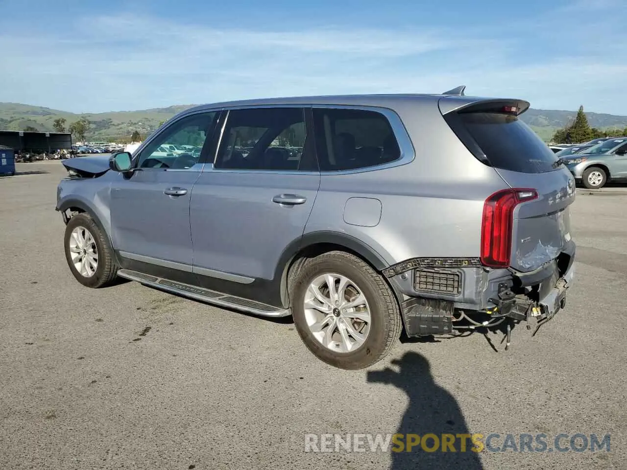 2 Photograph of a damaged car 5XYP2DHC1LG089543 KIA TELLURIDE 2020
