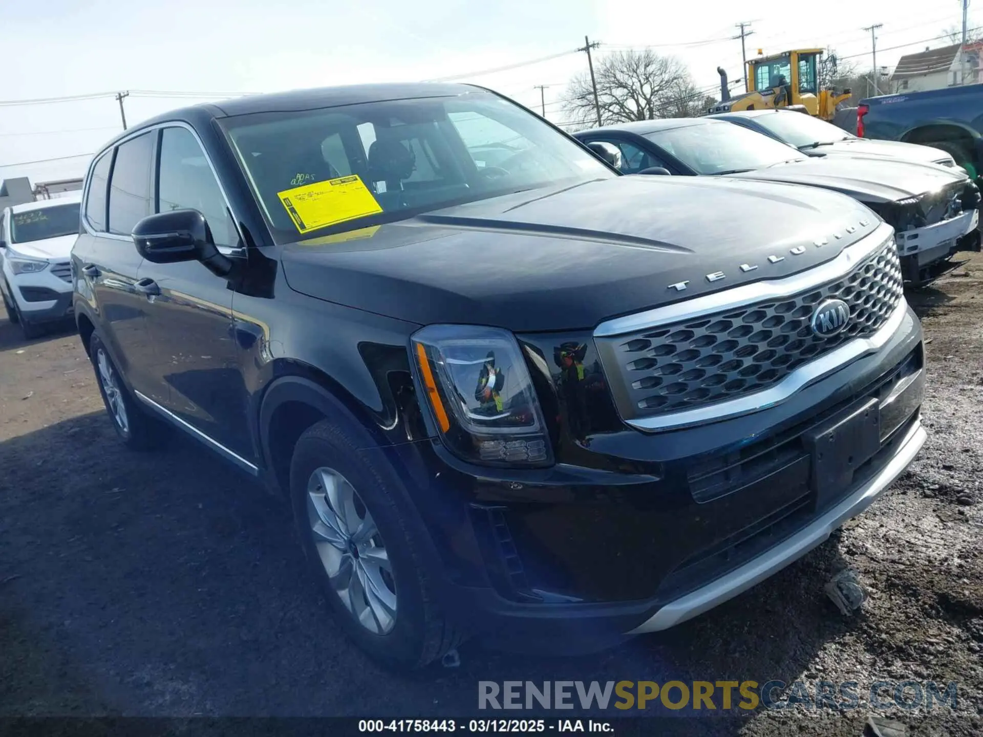 1 Photograph of a damaged car 5XYP2DHC5LG051846 KIA TELLURIDE 2020