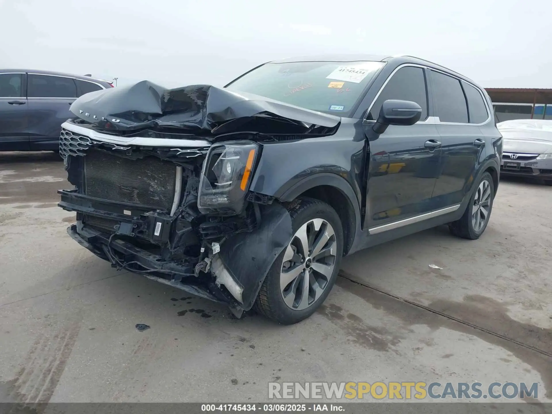 2 Фотография поврежденного автомобиля 5XYP34HC1LG056281 KIA TELLURIDE 2020