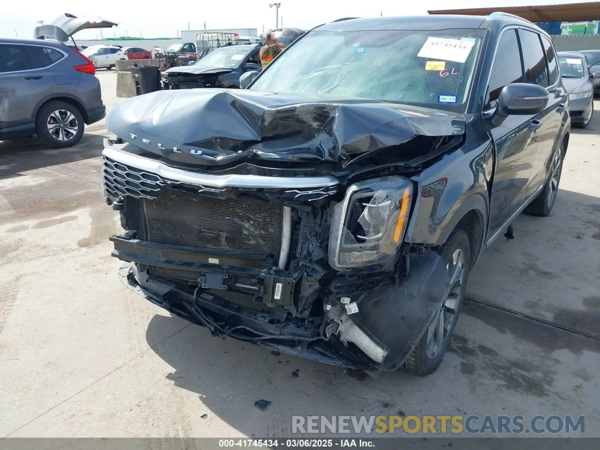 6 Фотография поврежденного автомобиля 5XYP34HC1LG056281 KIA TELLURIDE 2020