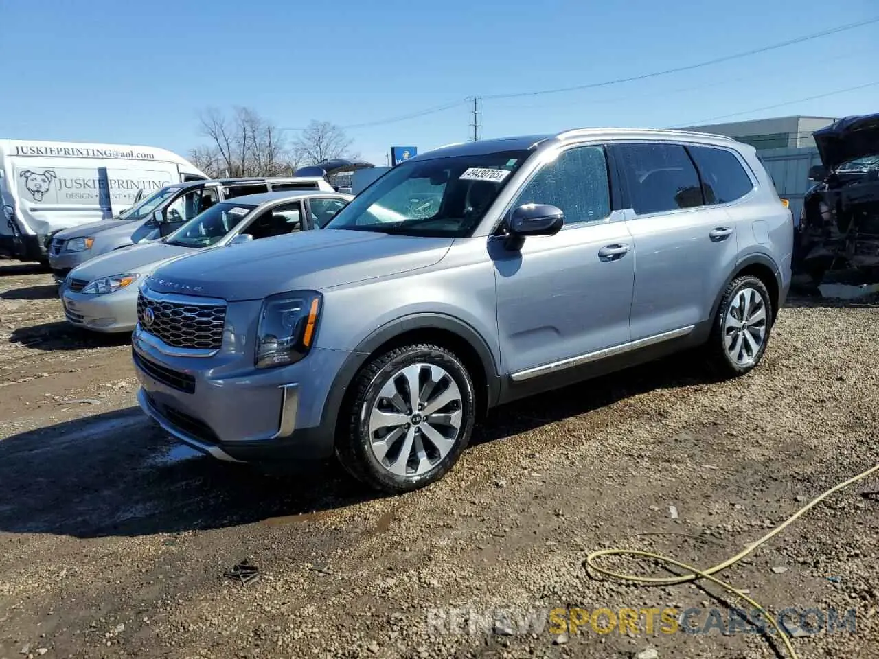 1 Фотография поврежденного автомобиля 5XYP3DHC4LG059241 KIA TELLURIDE 2020
