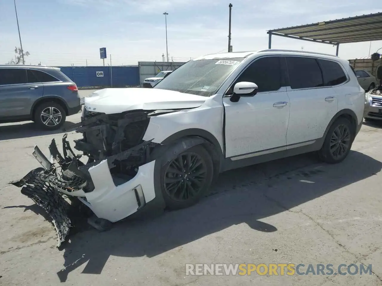 1 Photograph of a damaged car 5XYP54HC5LG035136 KIA TELLURIDE 2020