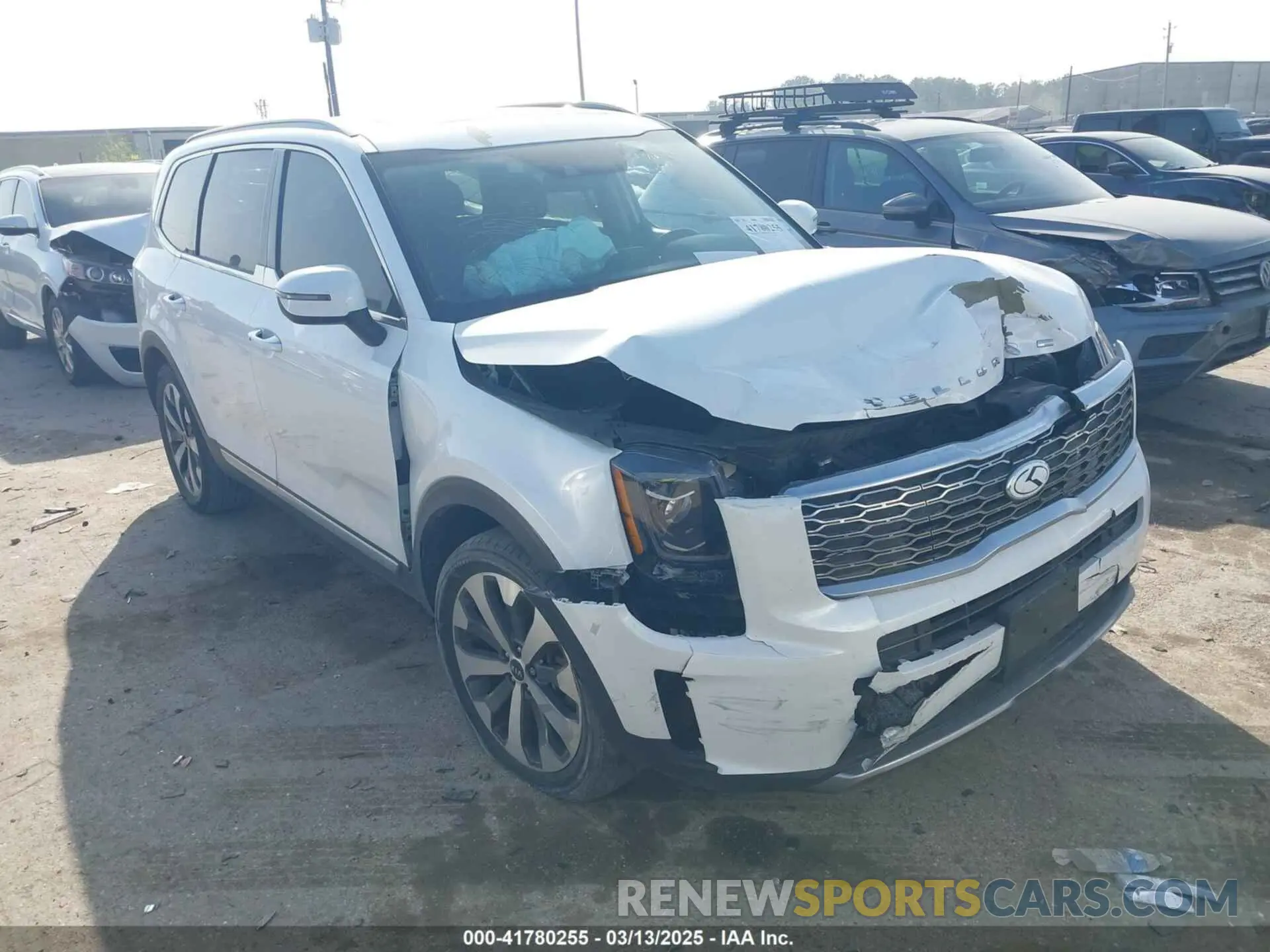 1 Photograph of a damaged car 5XYP64HC5LG021962 KIA TELLURIDE 2020