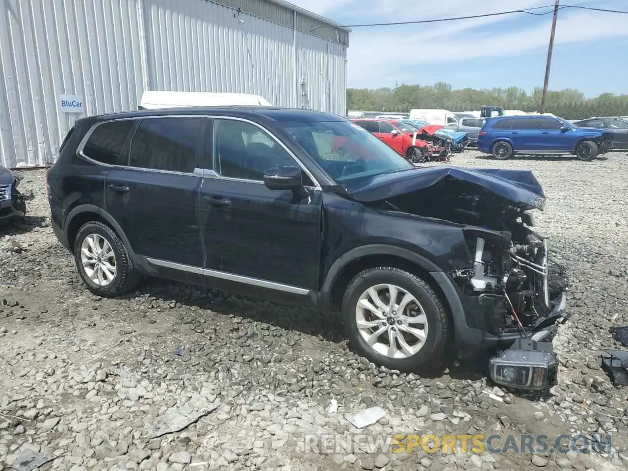 4 Photograph of a damaged car 5XYP2DHC1MG137401 KIA TELLURIDE 2021