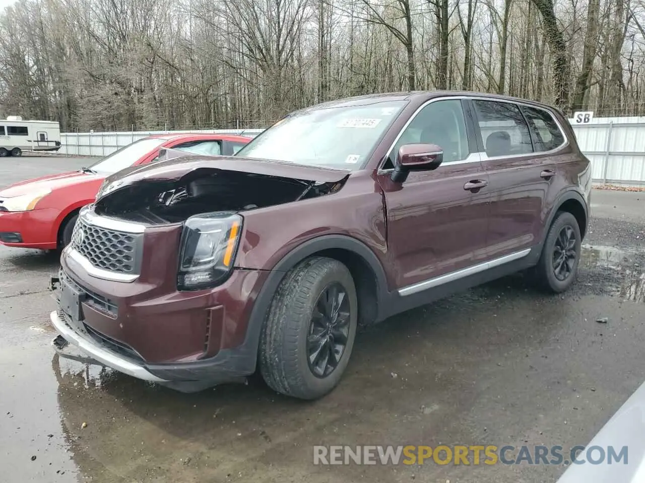 1 Photograph of a damaged car 5XYP2DHC8MG160478 KIA TELLURIDE 2021