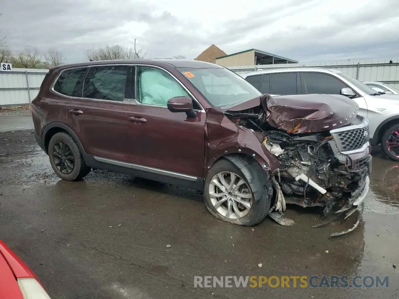 4 Photograph of a damaged car 5XYP2DHC8MG160478 KIA TELLURIDE 2021