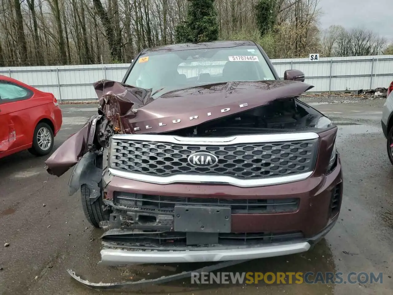 5 Photograph of a damaged car 5XYP2DHC8MG160478 KIA TELLURIDE 2021