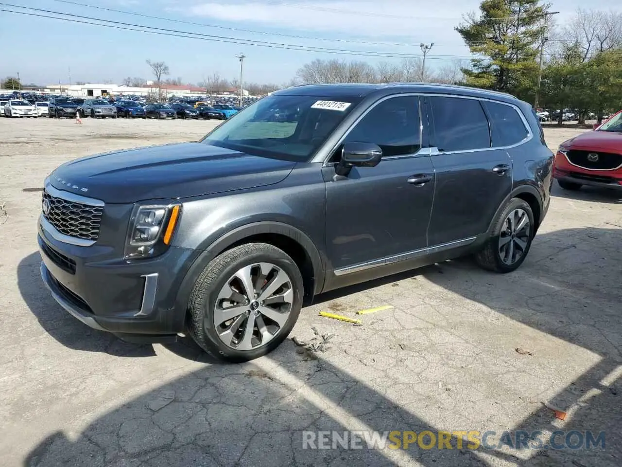 1 Photograph of a damaged car 5XYP34HC0MG183833 KIA TELLURIDE 2021