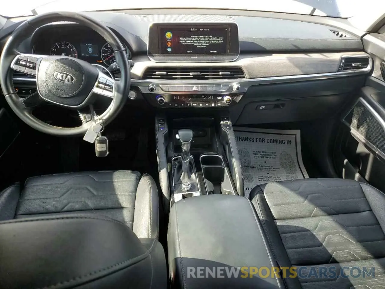 8 Photograph of a damaged car 5XYP34HC0MG183833 KIA TELLURIDE 2021