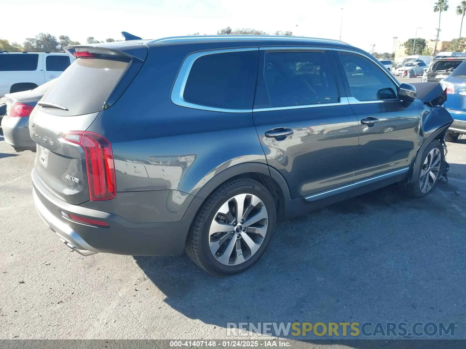4 Фотография поврежденного автомобиля 5XYP34HC9MG156033 KIA TELLURIDE 2021