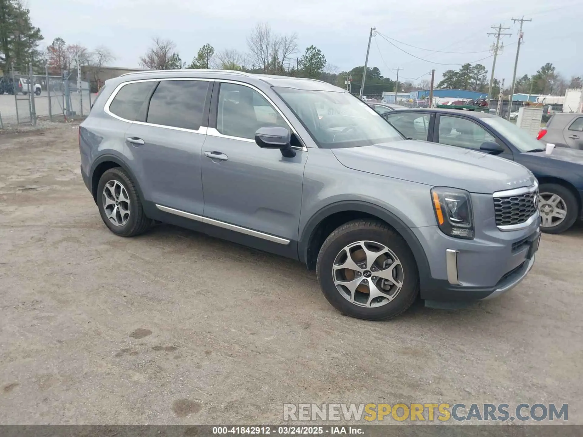 1 Photograph of a damaged car 5XYP34HCXMG123526 KIA TELLURIDE 2021