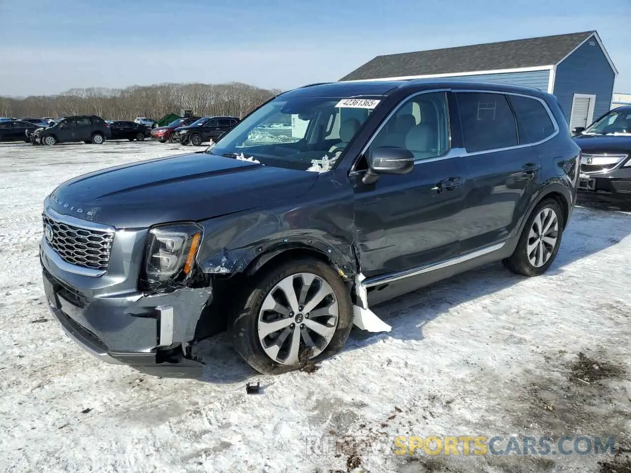 1 Фотография поврежденного автомобиля 5XYP3DHC7MG162249 KIA TELLURIDE 2021