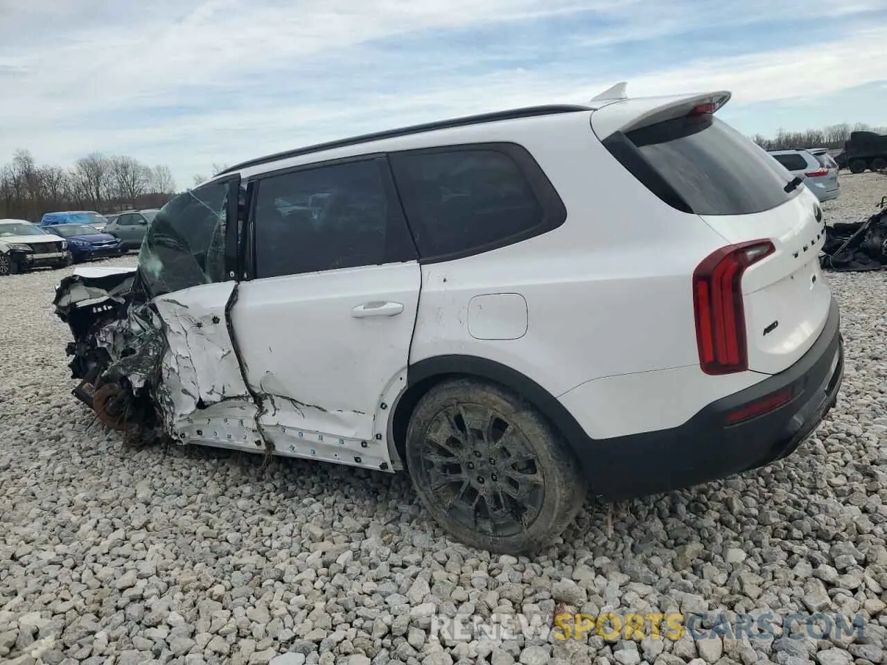 2 Photograph of a damaged car 5XYP3DHC9MG145128 KIA TELLURIDE 2021