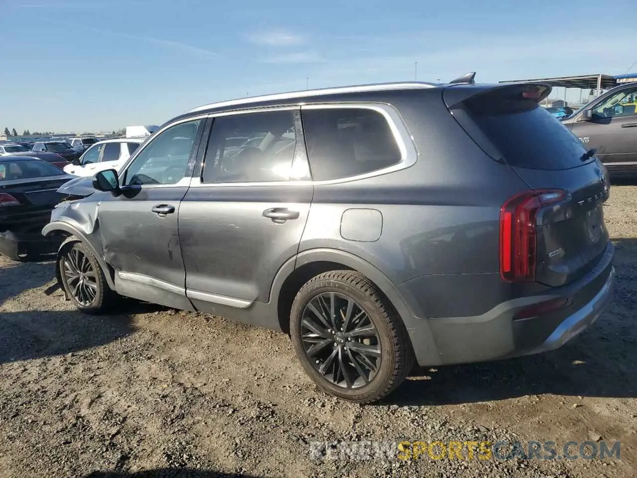 2 Фотография поврежденного автомобиля 5XYP5DHC4MG105856 KIA TELLURIDE 2021
