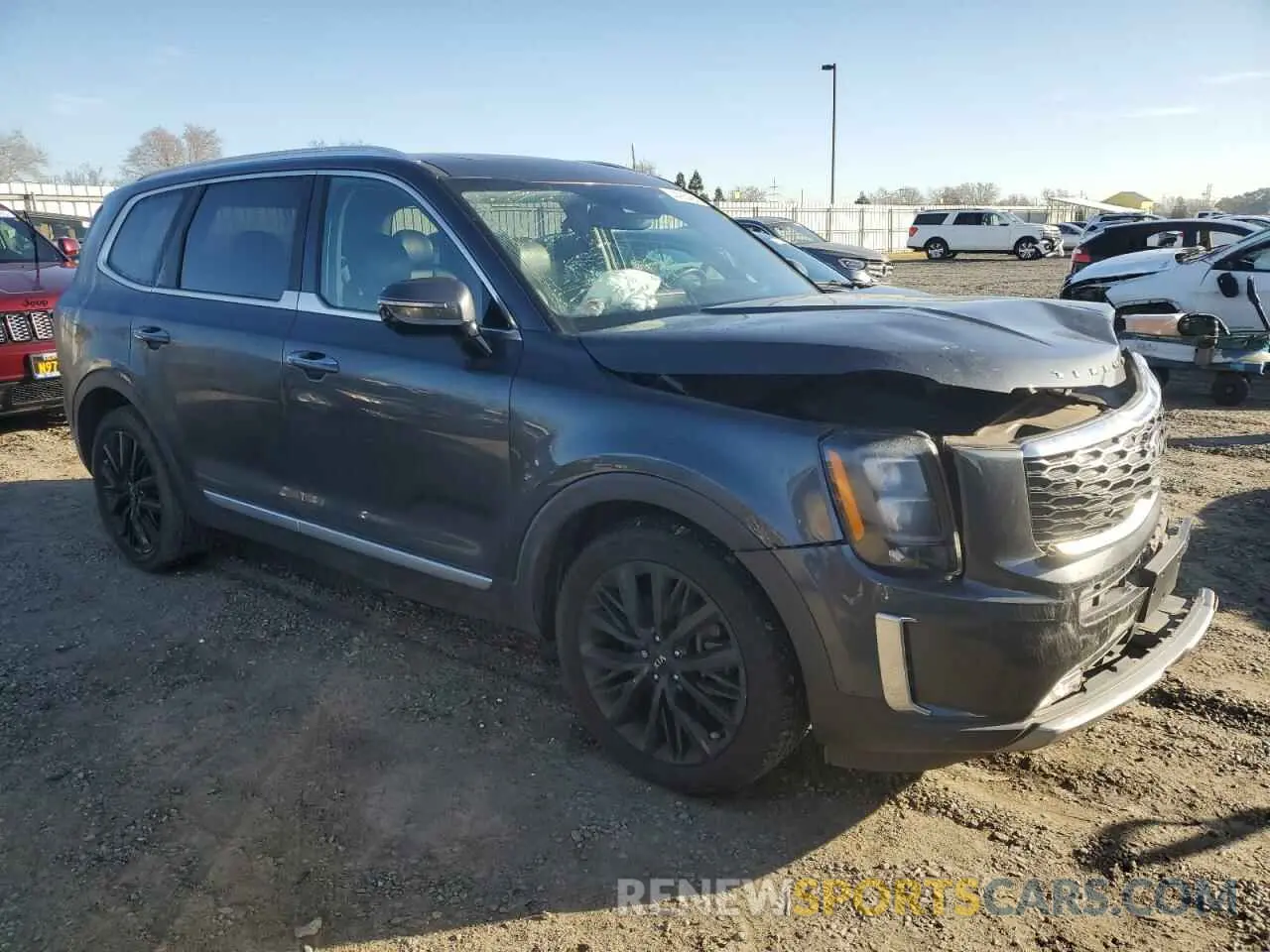 4 Фотография поврежденного автомобиля 5XYP5DHC4MG105856 KIA TELLURIDE 2021