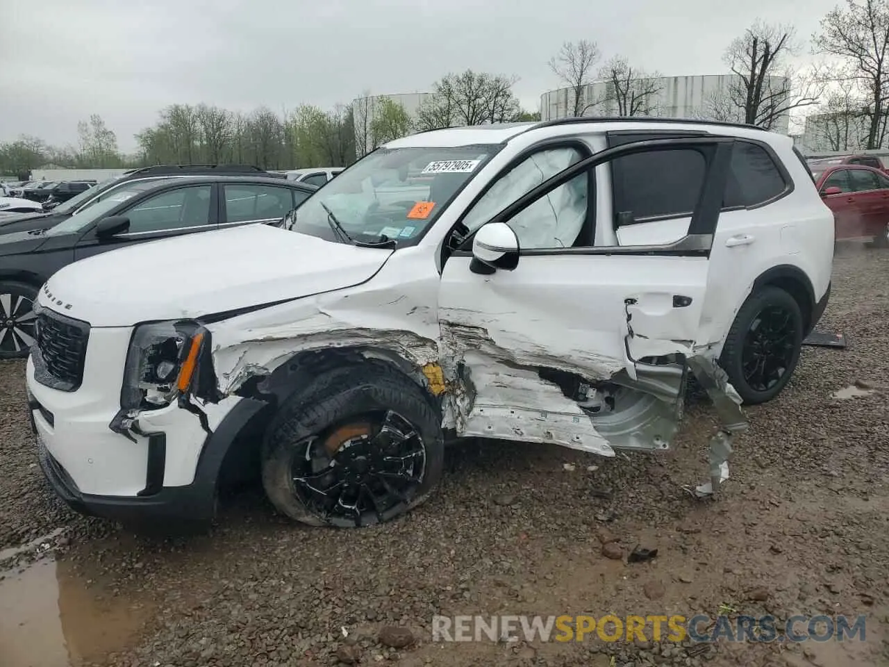 1 Photograph of a damaged car 5XYP5DHC4MG152322 KIA TELLURIDE 2021