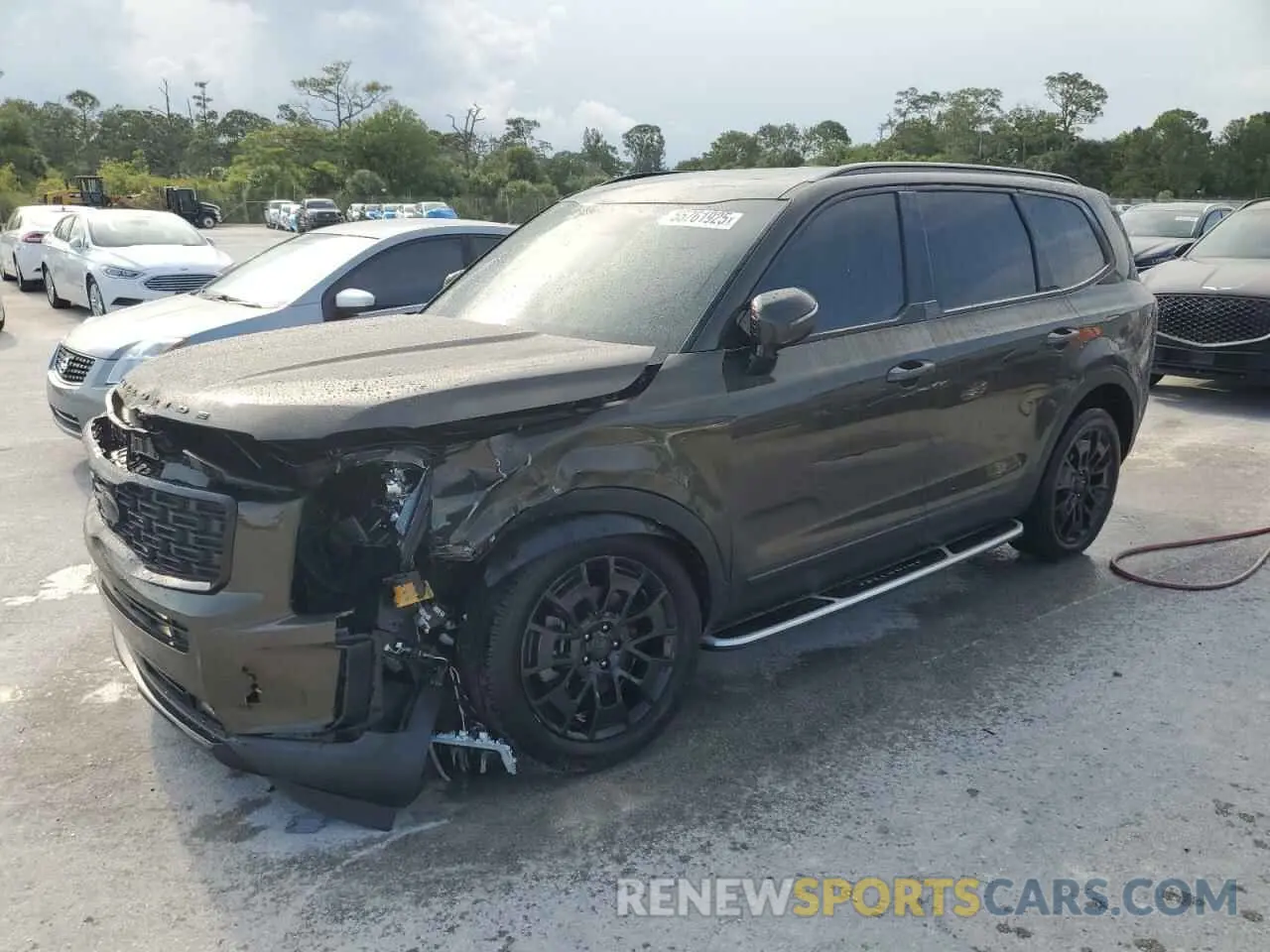 1 Photograph of a damaged car 5XYP5DHC7MG124255 KIA TELLURIDE 2021