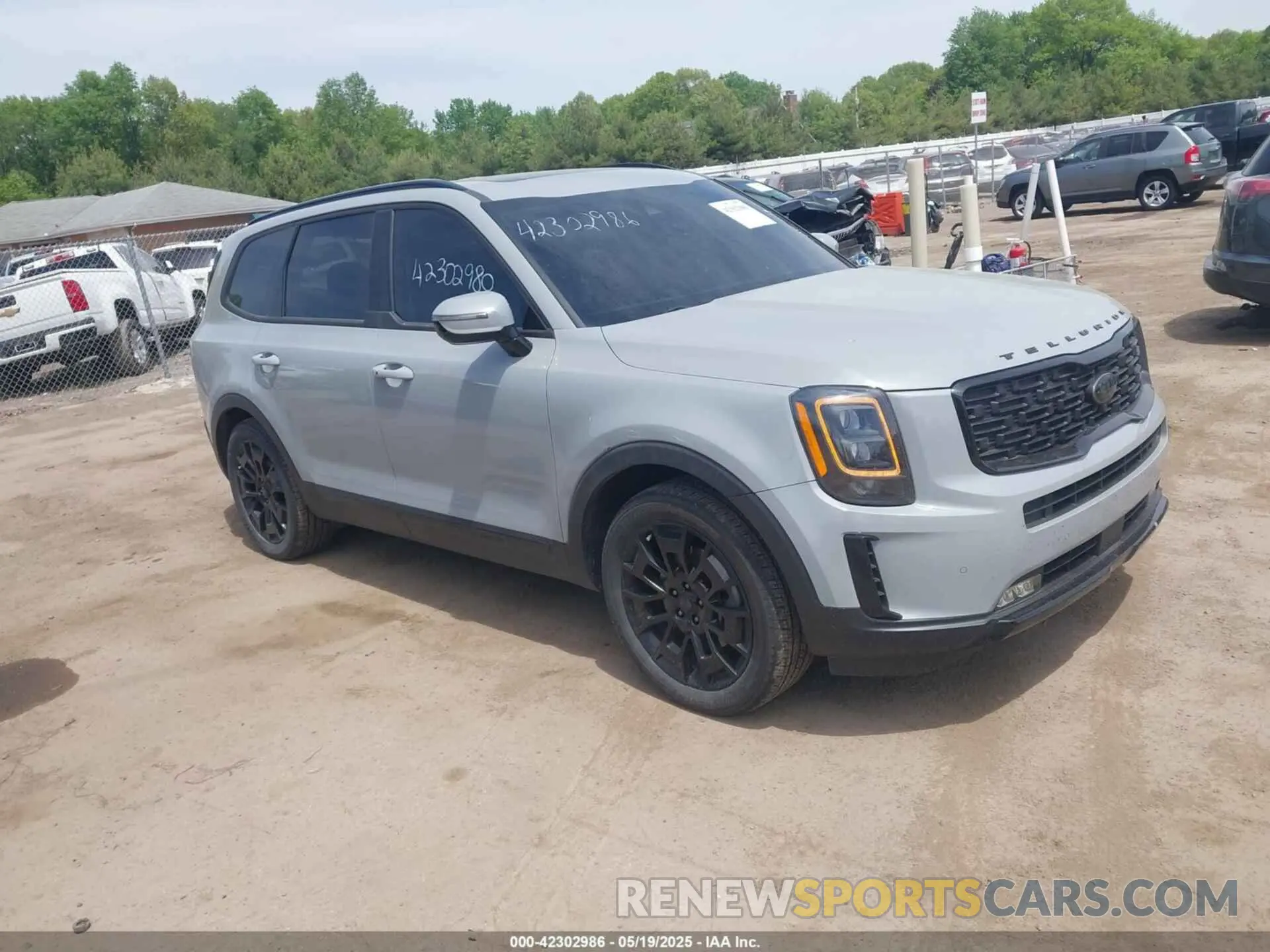 1 Photograph of a damaged car 5XYP5DHC8MG185663 KIA TELLURIDE 2021