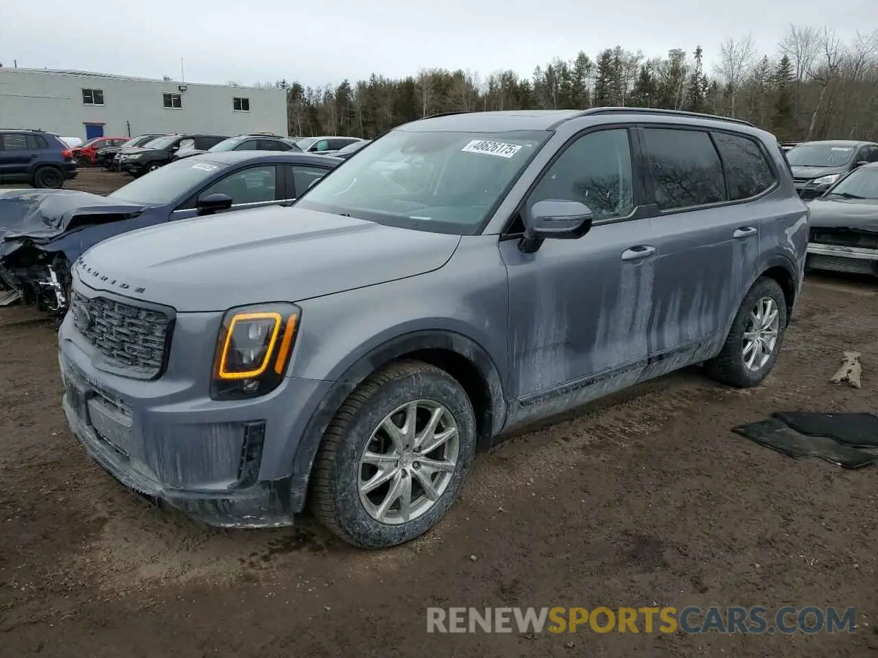 1 Фотография поврежденного автомобиля 5XYP5DHC9MG137637 KIA TELLURIDE 2021