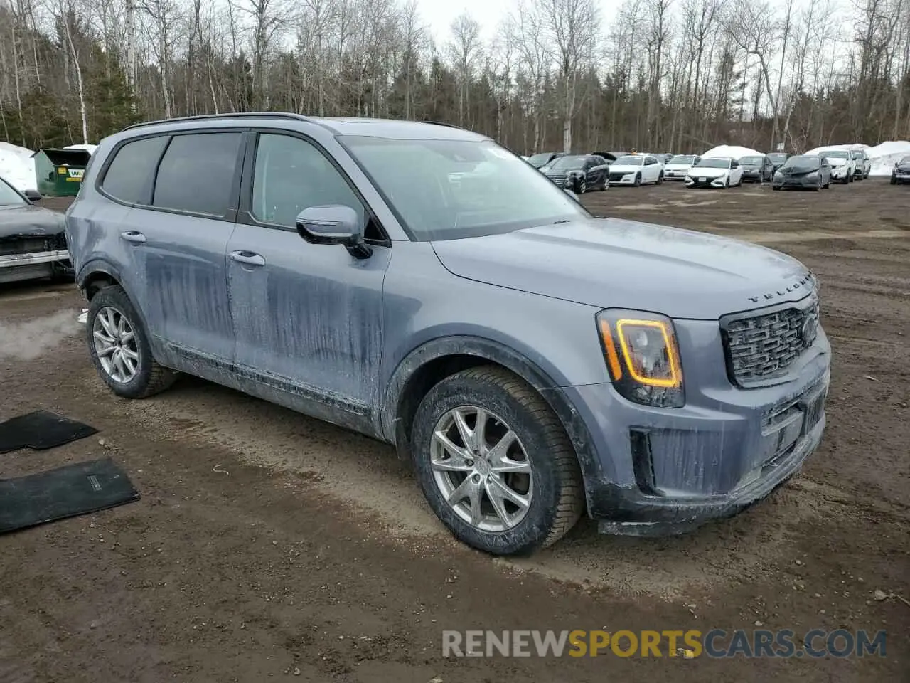 4 Фотография поврежденного автомобиля 5XYP5DHC9MG137637 KIA TELLURIDE 2021