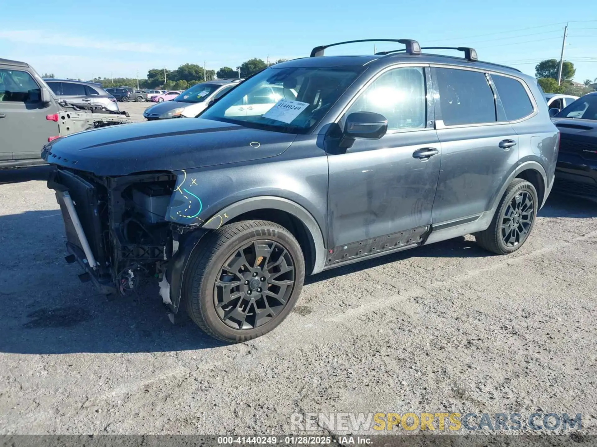 2 Фотография поврежденного автомобиля 5XYP5DHCXMG141003 KIA TELLURIDE 2021