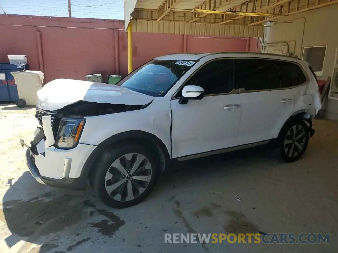 1 Photograph of a damaged car 5XYP64HC0MG190322 KIA TELLURIDE 2021