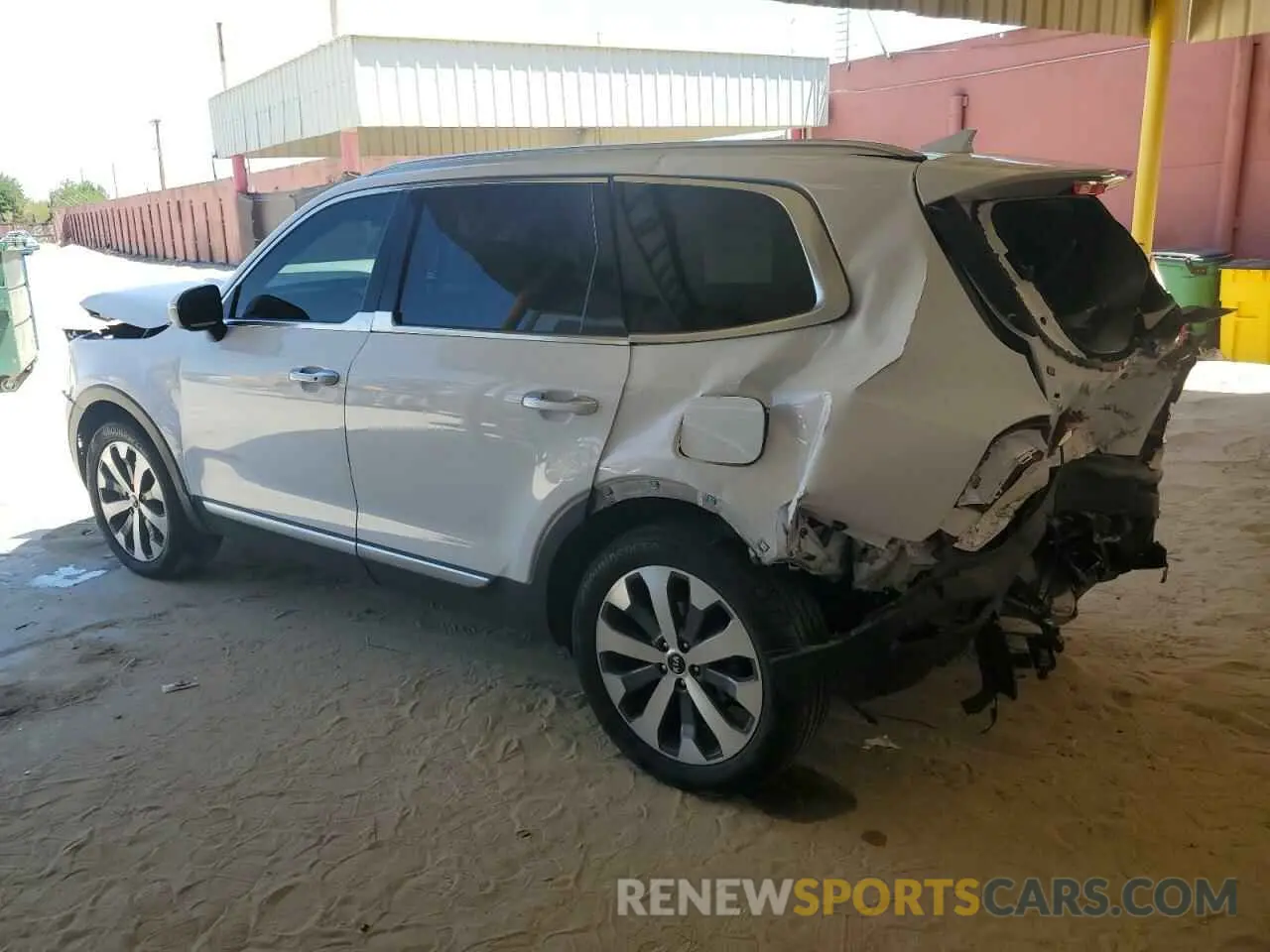 2 Photograph of a damaged car 5XYP64HC0MG190322 KIA TELLURIDE 2021