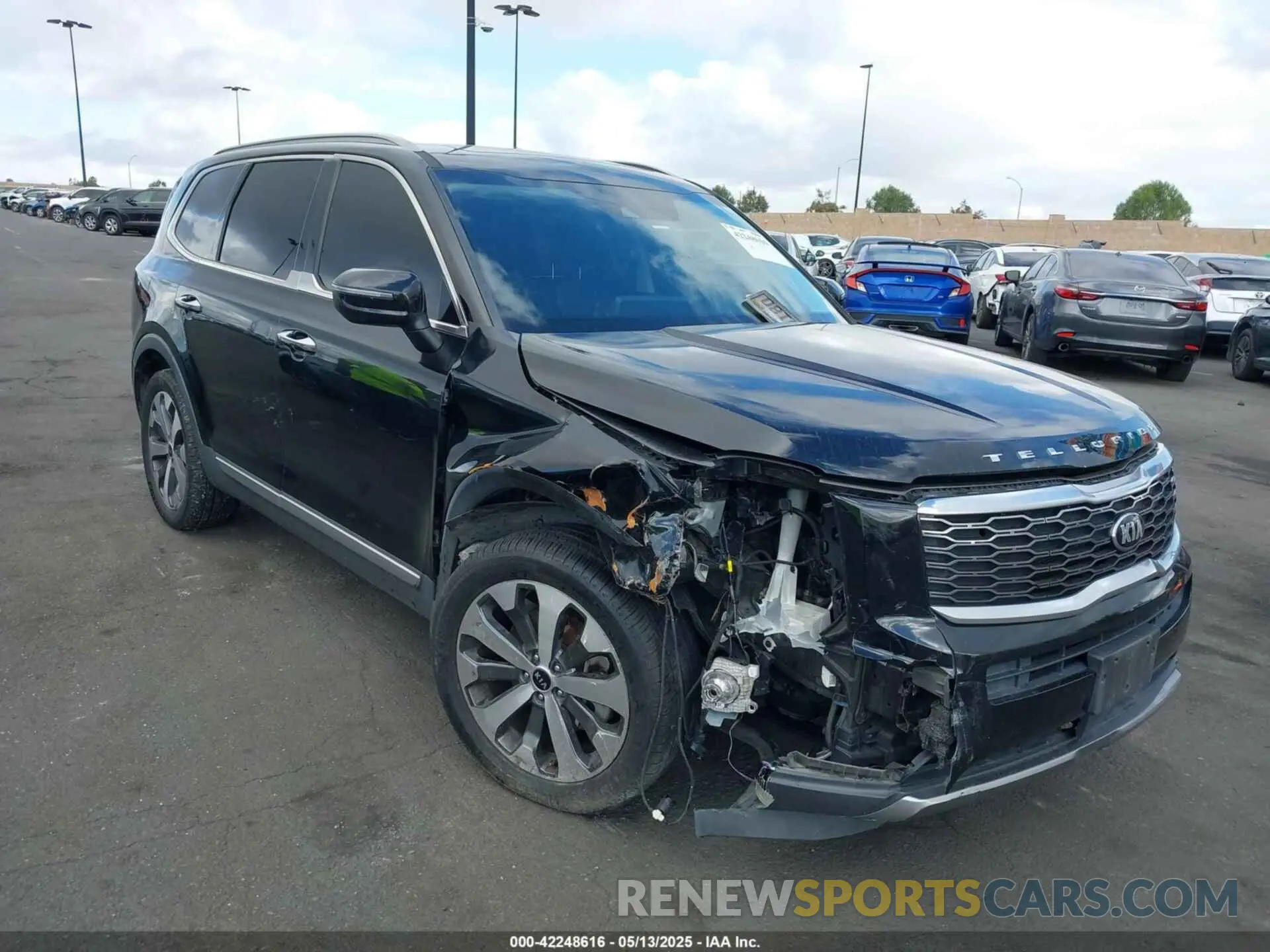 1 Фотография поврежденного автомобиля 5XYP64HC1MG101003 KIA TELLURIDE 2021
