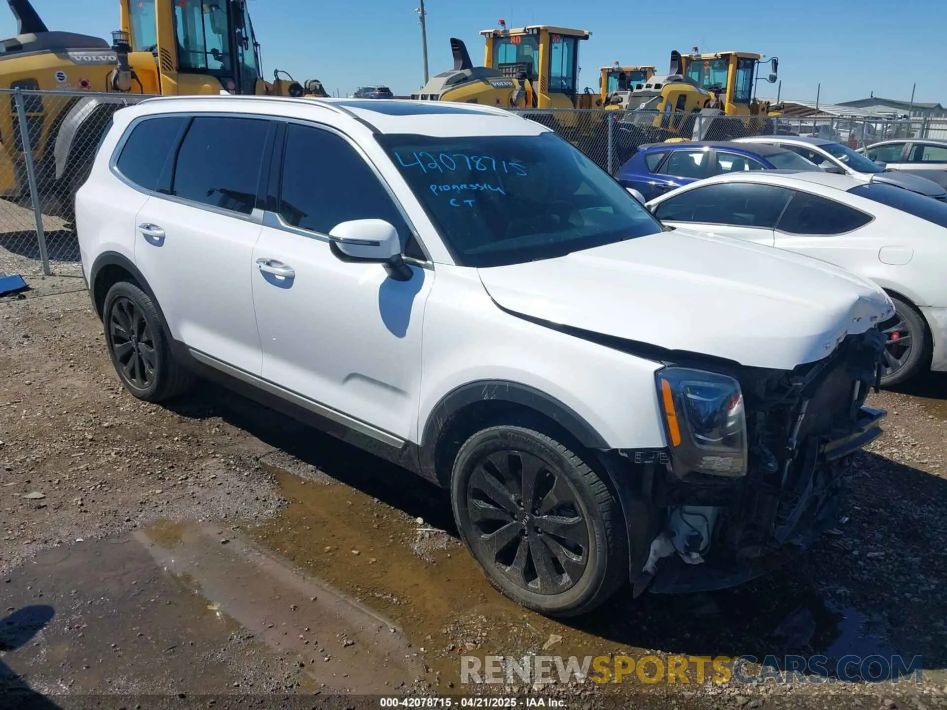 1 Photograph of a damaged car 5XYP64HC1MG190118 KIA TELLURIDE 2021