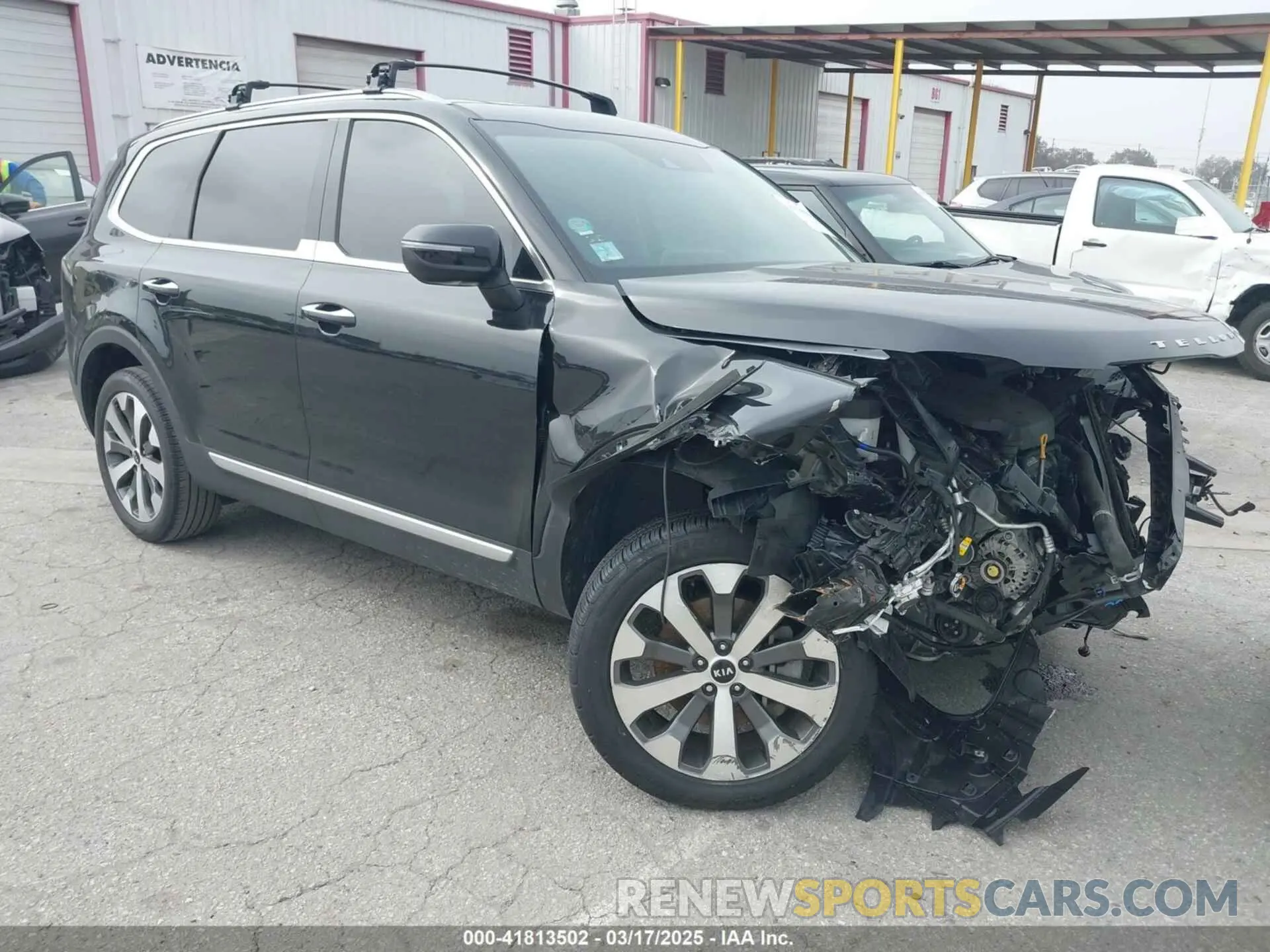 1 Photograph of a damaged car 5XYP64HC4MG111198 KIA TELLURIDE 2021