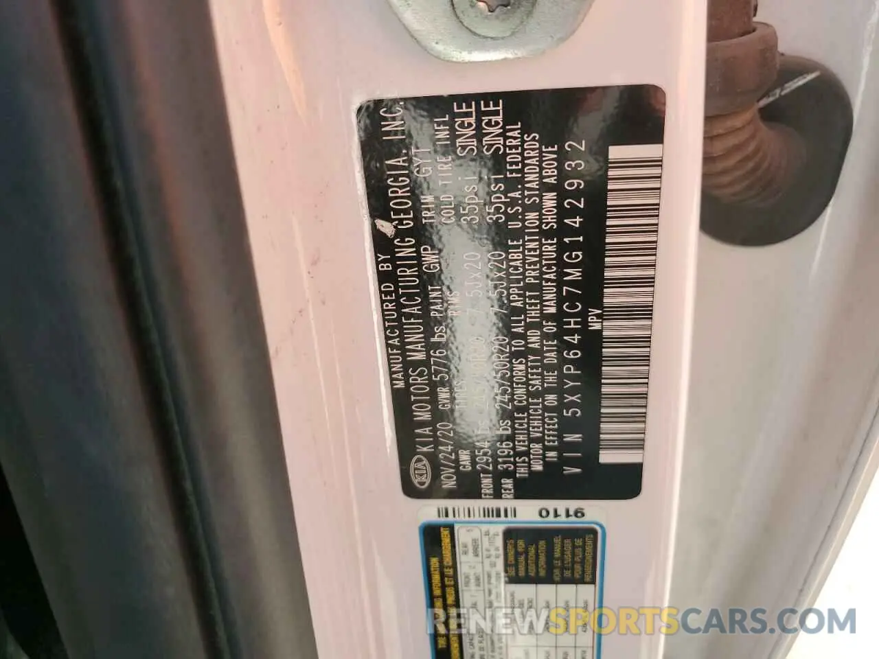 13 Photograph of a damaged car 5XYP64HC7MG142932 KIA TELLURIDE 2021