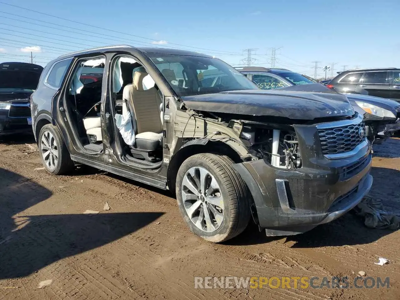 4 Photograph of a damaged car 5XYP64HC8MG143412 KIA TELLURIDE 2021