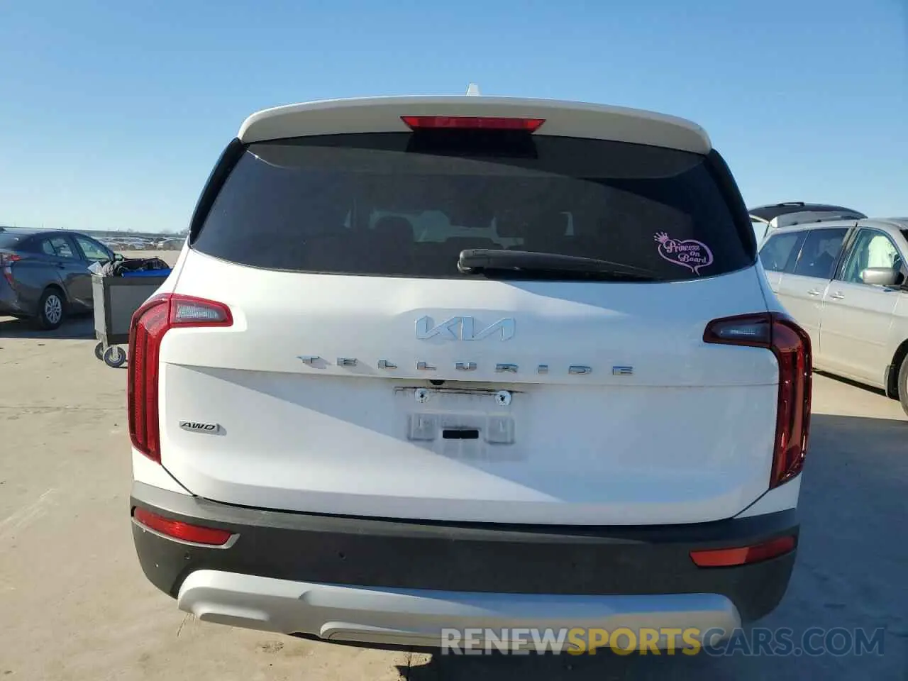6 Фотография поврежденного автомобиля 5XYP2DHC1NG252839 KIA TELLURIDE 2022