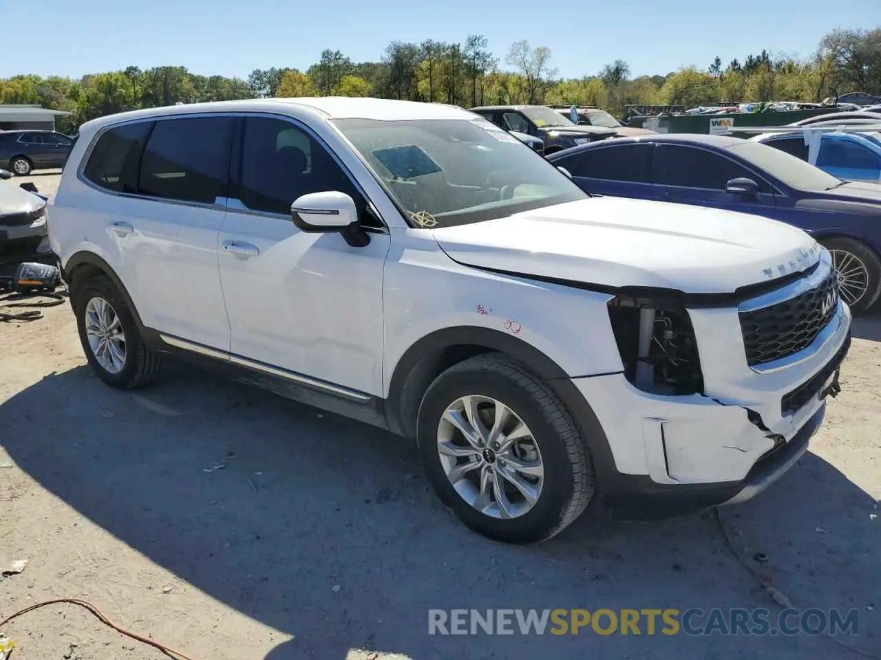 4 Фотография поврежденного автомобиля 5XYP2DHC1NG292886 KIA TELLURIDE 2022