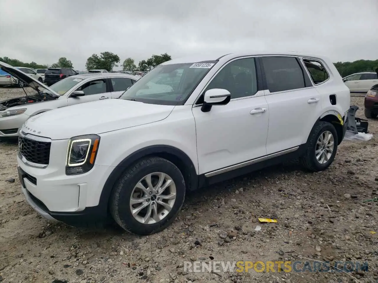 1 Photograph of a damaged car 5XYP2DHC6NG286730 KIA TELLURIDE 2022