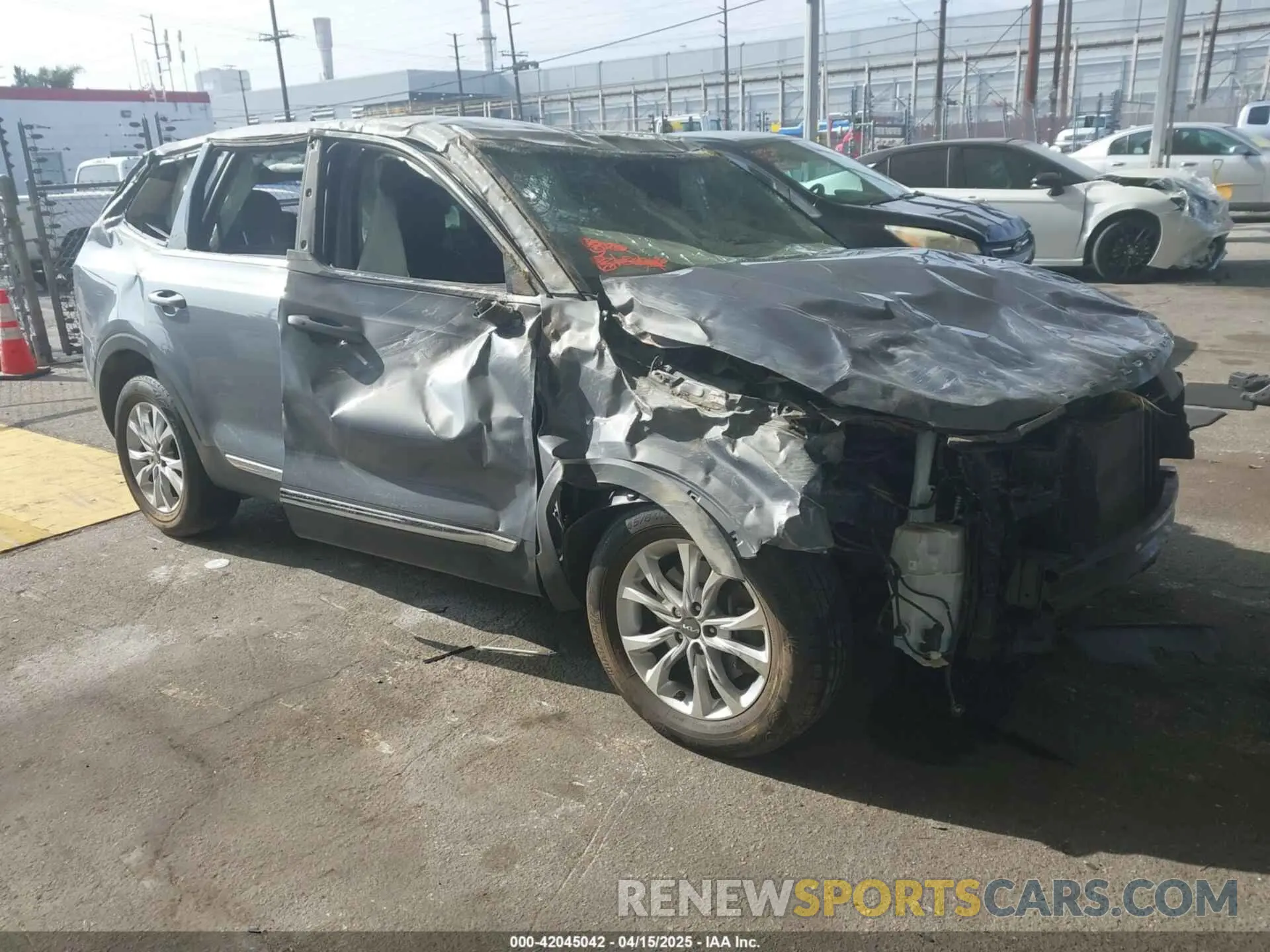 1 Photograph of a damaged car 5XYP2DHC7NG221269 KIA TELLURIDE 2022