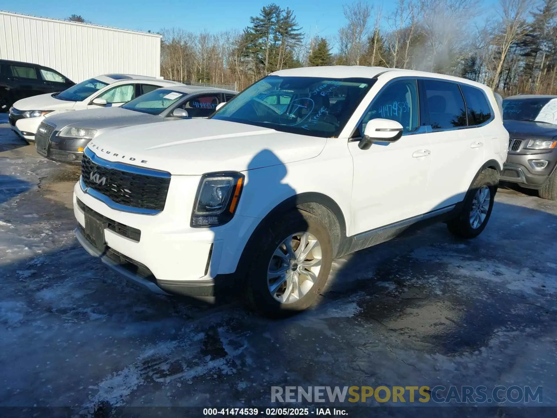 2 Photograph of a damaged car 5XYP2DHC9NG283319 KIA TELLURIDE 2022