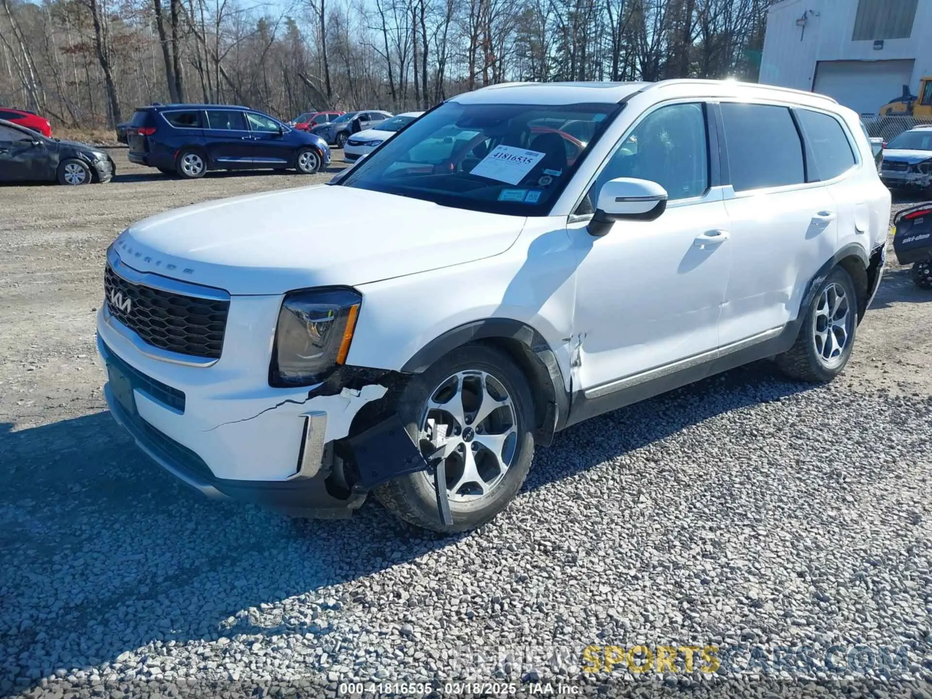 2 Фотография поврежденного автомобиля 5XYP34HC2NG260767 KIA TELLURIDE 2022