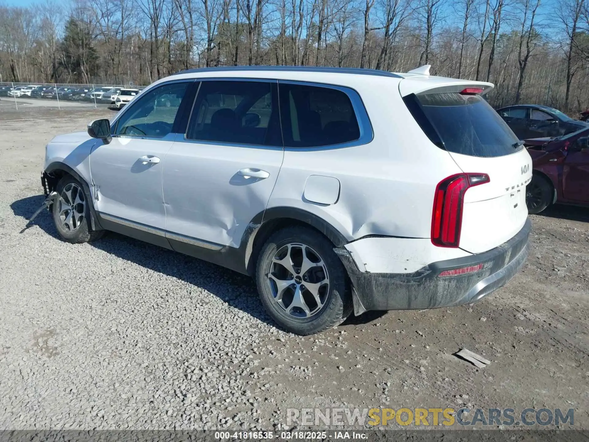 3 Фотография поврежденного автомобиля 5XYP34HC2NG260767 KIA TELLURIDE 2022