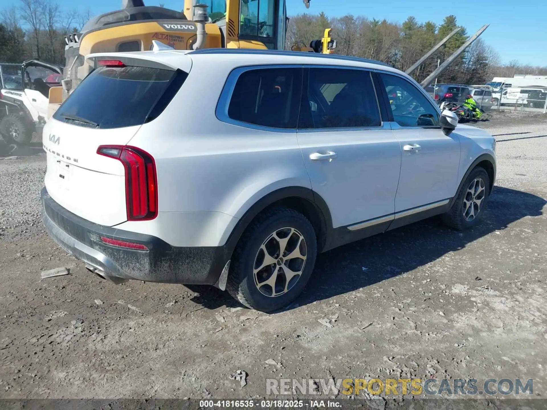 4 Фотография поврежденного автомобиля 5XYP34HC2NG260767 KIA TELLURIDE 2022