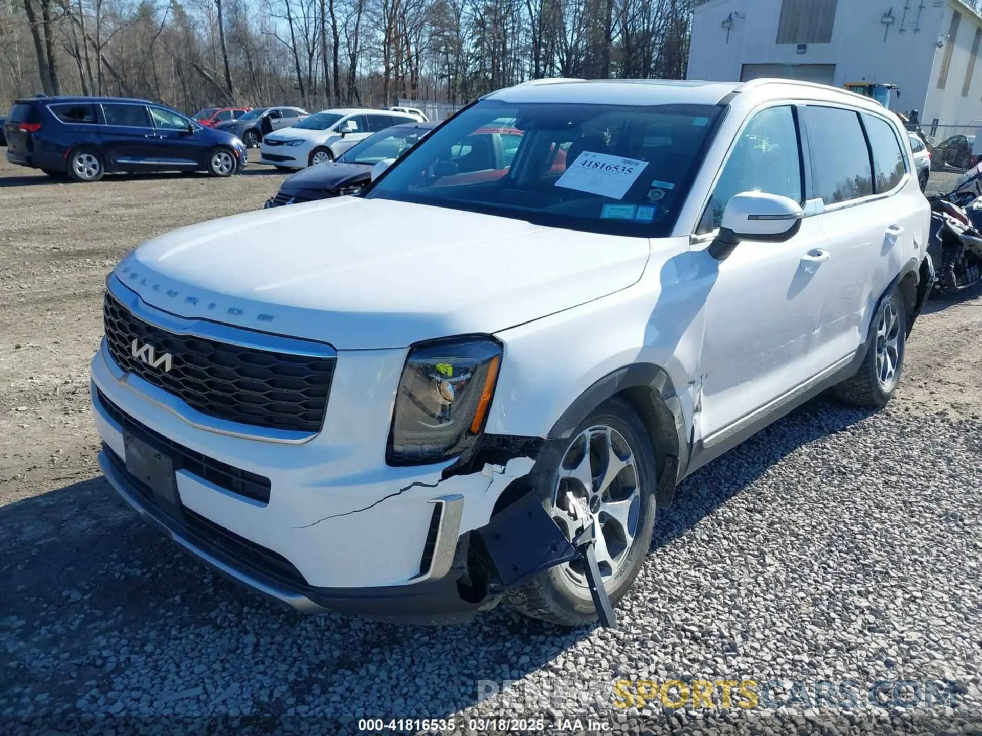 6 Фотография поврежденного автомобиля 5XYP34HC2NG260767 KIA TELLURIDE 2022