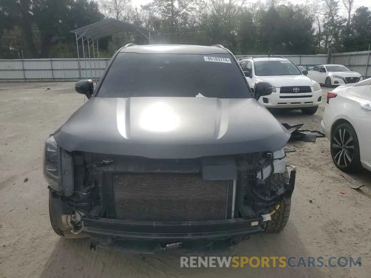 5 Photograph of a damaged car 5XYP34HC2NG301981 KIA TELLURIDE 2022