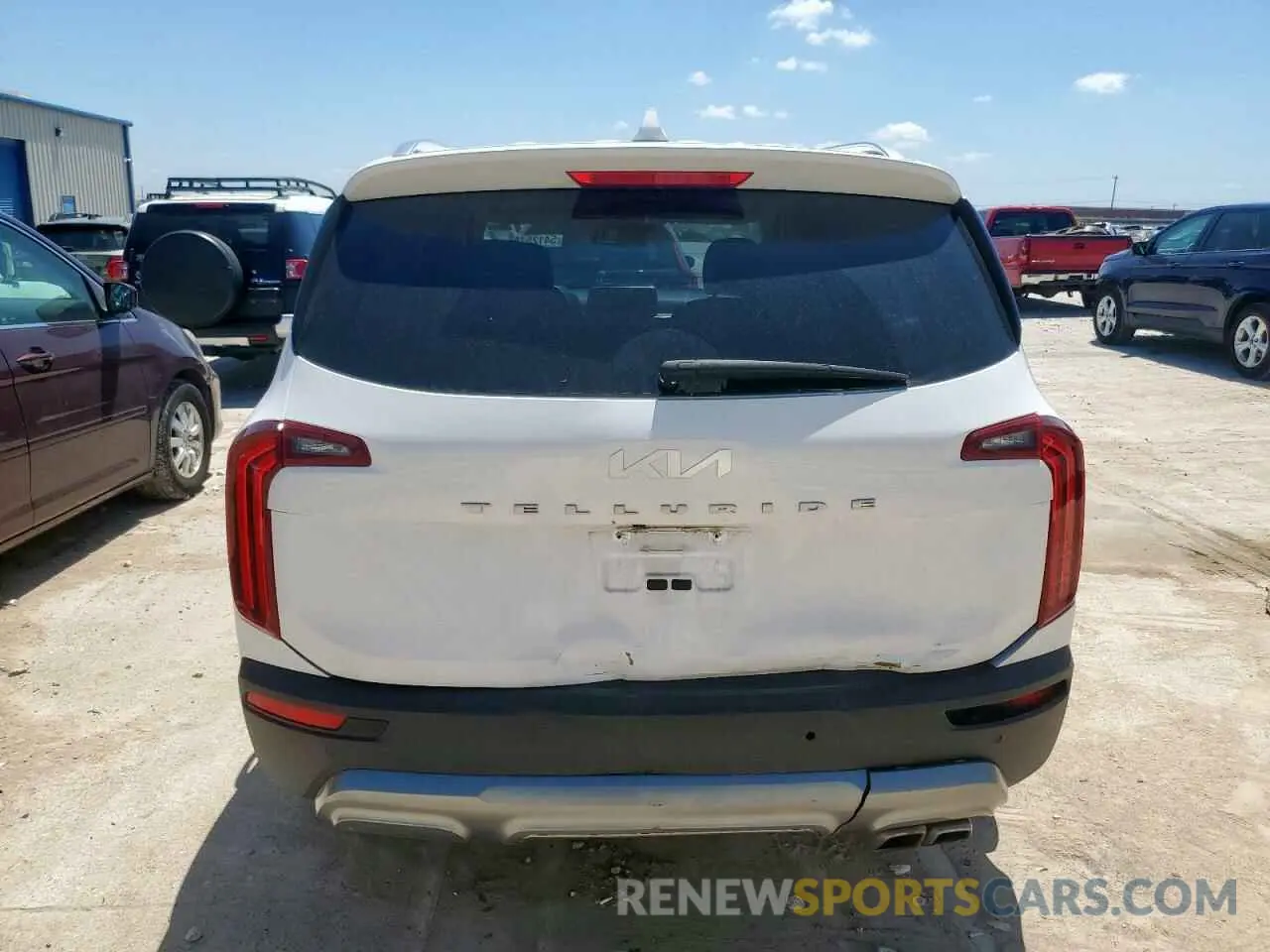 6 Photograph of a damaged car 5XYP34HC3NG237157 KIA TELLURIDE 2022
