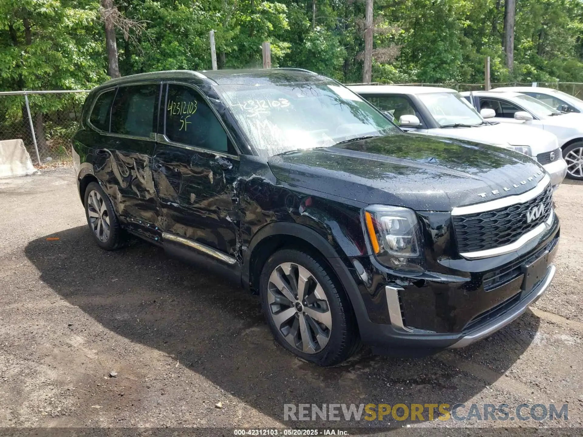 1 Photograph of a damaged car 5XYP34HC3NG312049 KIA TELLURIDE 2022