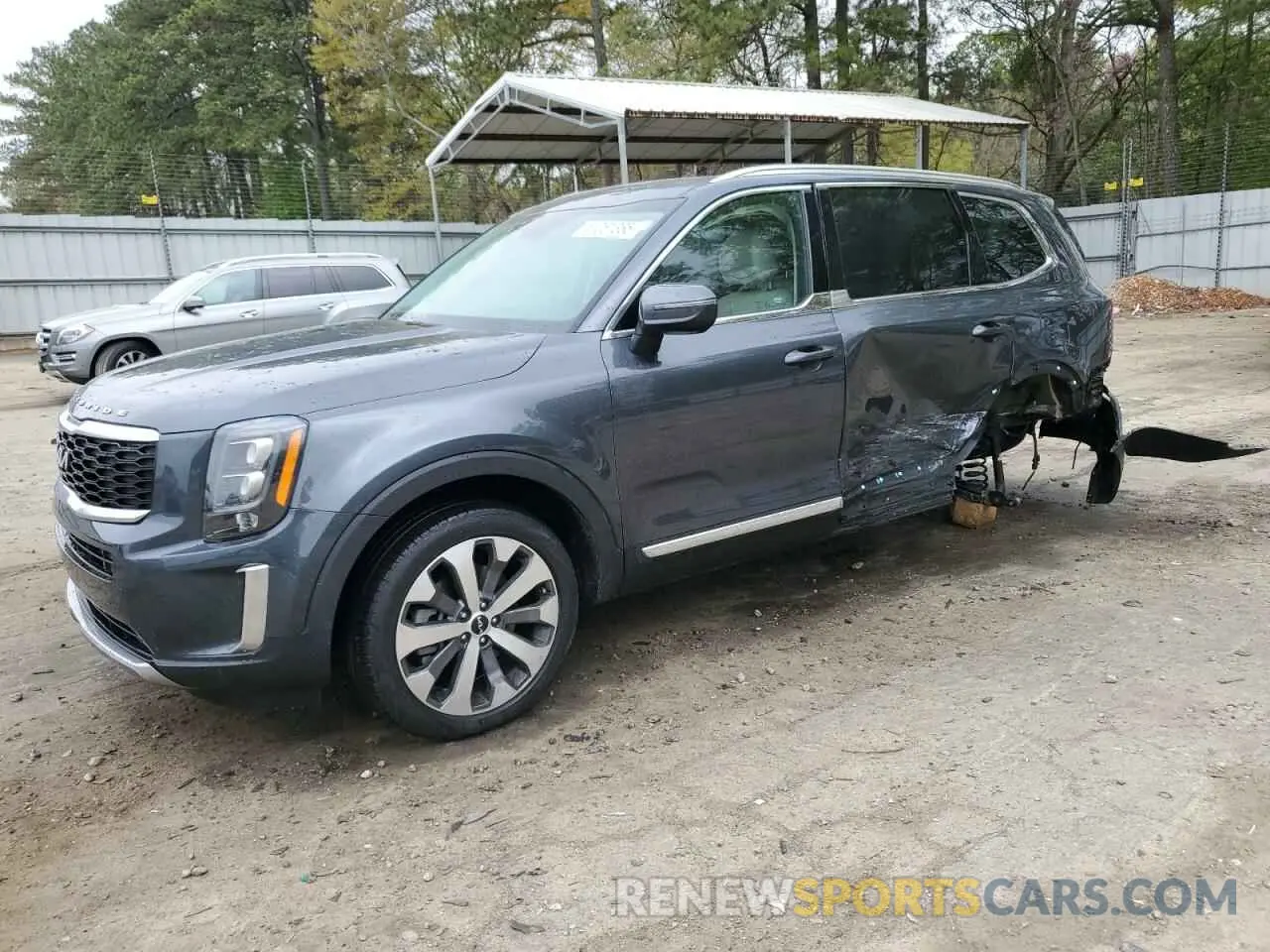 1 Фотография поврежденного автомобиля 5XYP34HC5NG261217 KIA TELLURIDE 2022