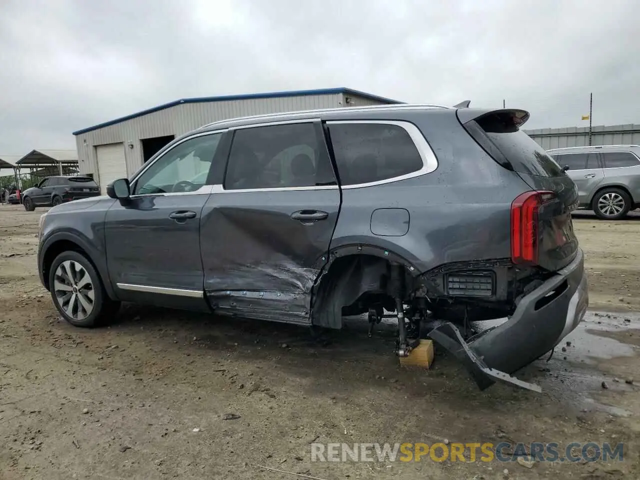 2 Фотография поврежденного автомобиля 5XYP34HC5NG261217 KIA TELLURIDE 2022