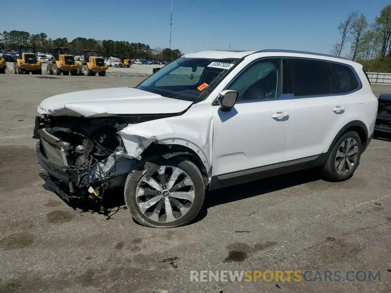 1 Photograph of a damaged car 5XYP34HC9NG325789 KIA TELLURIDE 2022