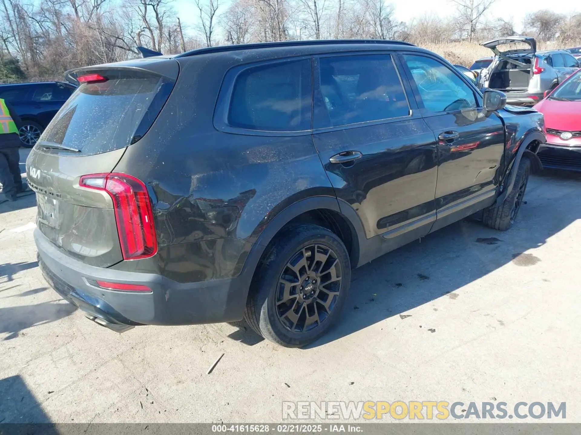 4 Фотография поврежденного автомобиля 5XYP3DHC1NG237397 KIA TELLURIDE 2022