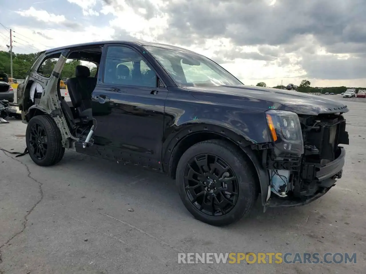 4 Фотография поврежденного автомобиля 5XYP3DHC3NG215109 KIA TELLURIDE 2022