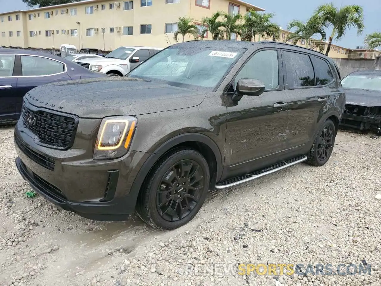 1 Photograph of a damaged car 5XYP3DHC6NG265213 KIA TELLURIDE 2022